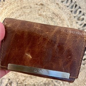 Patricia Nash Brown Leather Wallet